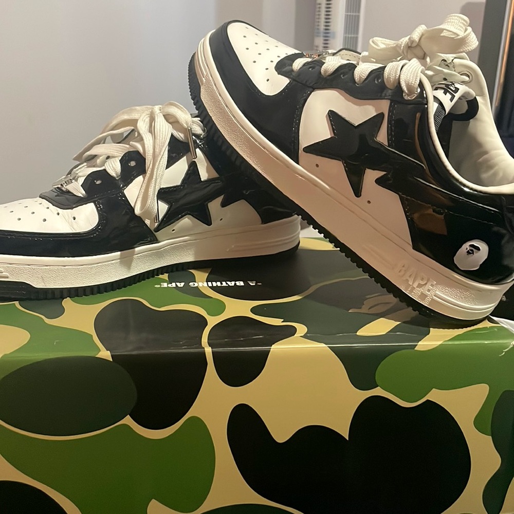 Bape Patent Leather Lows